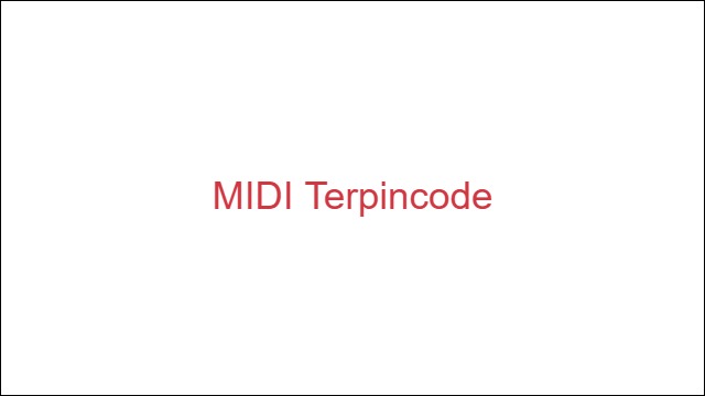 MIDI Terpincode