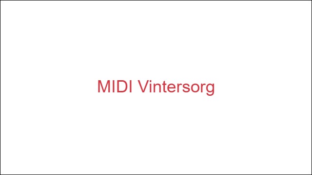 MIDI Vintersorg
