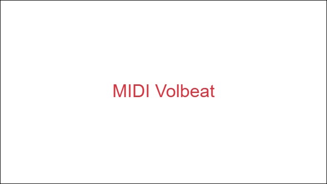 MIDI Volbeat